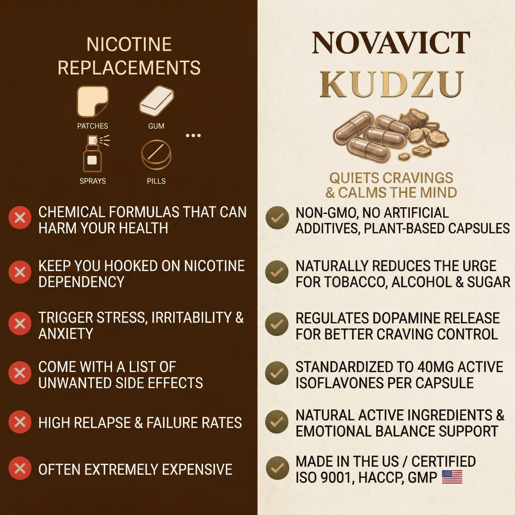 KUDZU • 40 mg of Isoflavones • 100% Natural